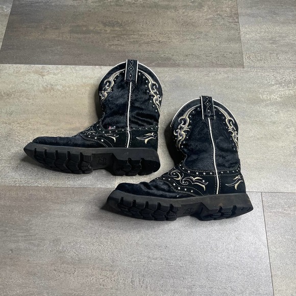 SOLD Justin Boots Womens Size 7 1/2 - Picture 3 of 5